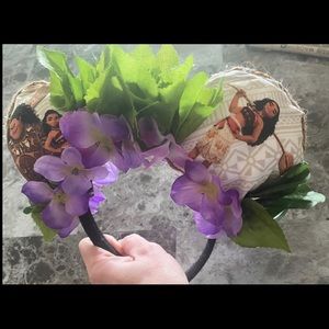 Moana inspired ears handmade